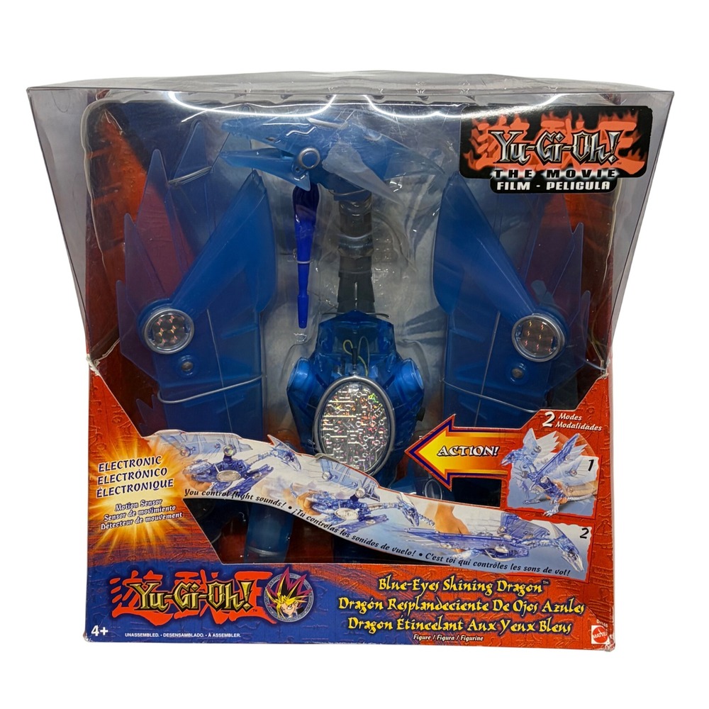 Yu-Gi-Oh The Movie Blue-Eyes Shining Dragon Mattel 2004 Electronic Figure B9946